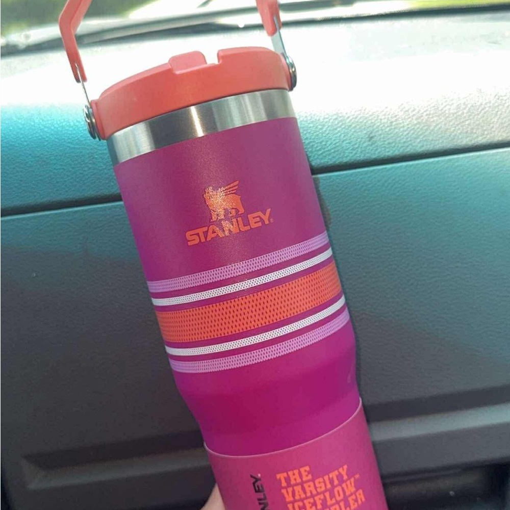 Stanley Pink and Orange Travel Mug